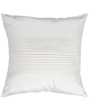 Surya Solid Pleated Decorative Pillow