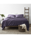Home Collection Premium Striped Embossed 4pc Bed Sheet Set