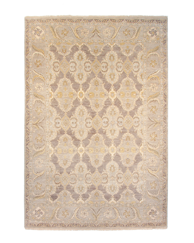 F.j. Kashanian Agra Hand-knotted Rug In Neutral