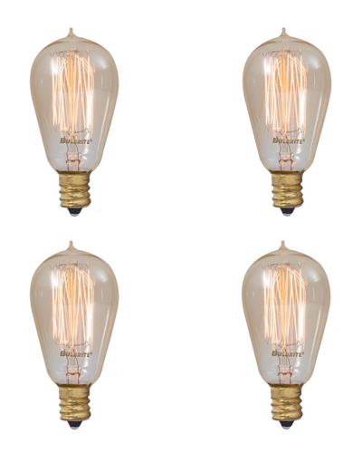 Bulbrite Set Of 4 Incandescent Nostalgic Bulbs