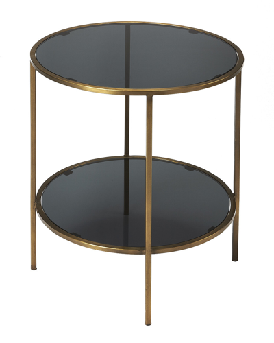 Butler Specialty Company Roxanne Iron & Glass End Table