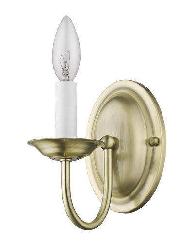 Livex Lighting Livex Home Basics 1-light Antique Brass Wall Sconce