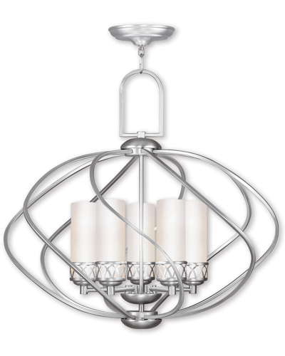 Livex Lighting Livex Westfield 5-light Brushed Nickel Chandelier