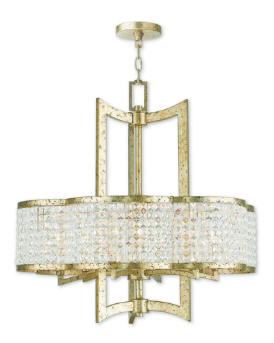 Livex Lighting Livex Grammercy 6-light Winter Gold Chandelier