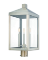 Livex Lighting Livex Nyack 3 Light Bn Outdoor Post Top Lantern