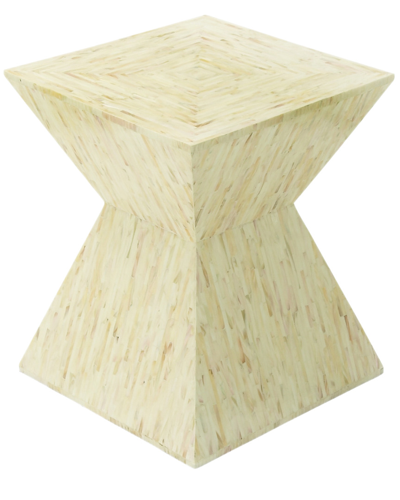 Peyton Lane Wood Inlay Accent Table