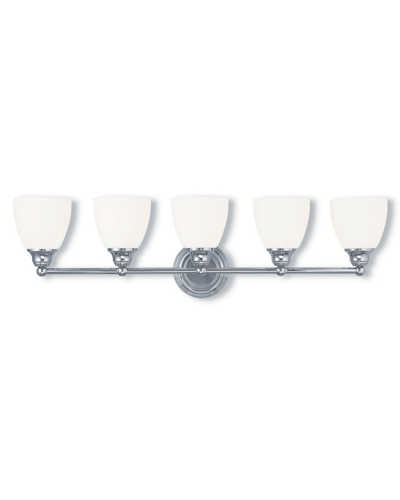 Livex Lighting Livex Somerville 5-light Polished Chrome Bath-light