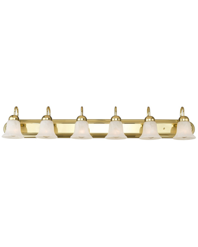 Livex Lighting Livex Riviera 6-light Polished Brass Bath-light