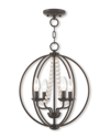 Livex Lighting Livex Arabella 4-light Ebz Mini Chandelier/flush Mount