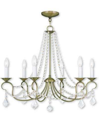 Livex Lighting Livex Pennington 6-light Antique Brass Chandelier
