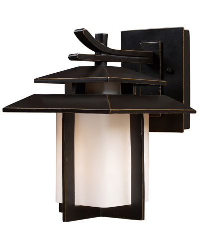 Artistic Home & Lighting 1-light Kanso Outdoor Sconce In Black