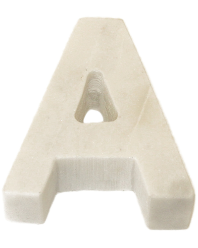 Bidkhome Marble Helvetica Letter