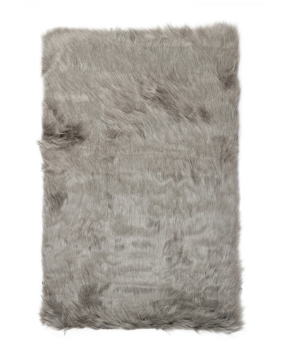 Natural Group Hudson Machine Washable Faux Fur Rug