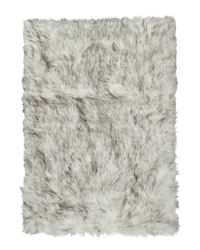 Natural Group Hudson Machine Washable Faux Fur Rug