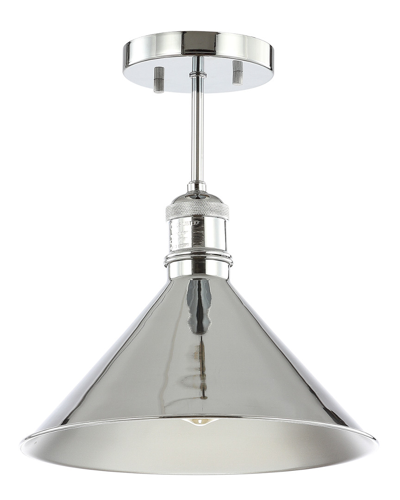 Jonathan Y Nick 11in Metal Led Semi-flush Mount