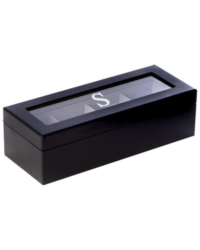 Bey-berk Matte Black Wood 4-watch Box