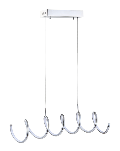 JONATHAN Y JONATHAN Y DESIGNS ALI 31IN DIMMABLE ADJUSTABLE INTEGRATED LED LINEAR PENDANT
