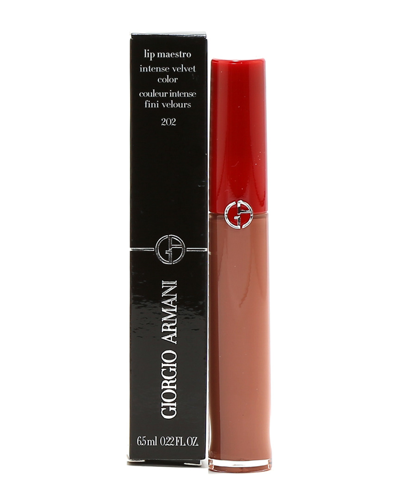 Giorgio Armani Lip Maestro Intense Velvet Lip Gloss #202 Caffe