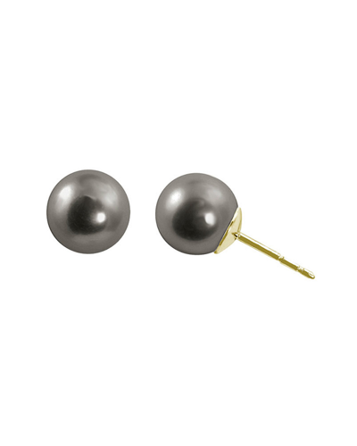 Pearls 14k 8-8.5mm Akoya Pearl Studs In Multicolor