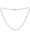 Diana M. Fine Jewelry 14k 6.80 Ct. Tw. Diamond Tennis Necklace