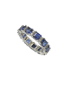 SUZY LEVIAN SUZY LEVIAN SILVER 4.95 CT. TW. SAPPHIRE RING