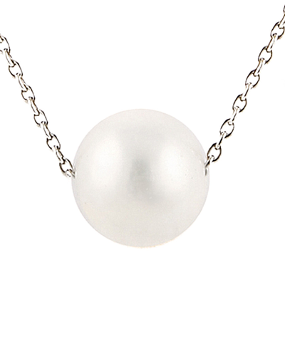 Splendid Pearls Silver 10-11mm Freshwater Pearl Necklace
