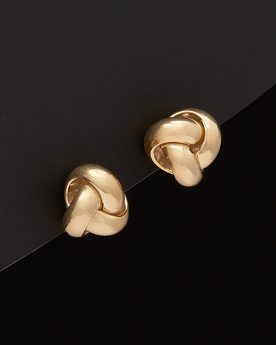 Italian Gold 14k  Love Knot Studs