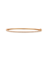 Diamond Select Cuts 14k Rose Gold 0.50 Ct. Tw. Diamond Bangle