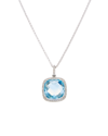 DIANA M. DIANA M. FINE JEWELRY 14K 5.74 CT. TW. DIAMOND & TOPAZ NECKLACE