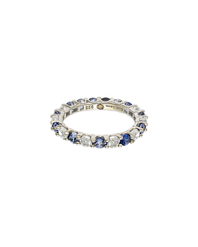 Suzy Levian 18k & Silver 2.32 Ct. Tw. Sapphire Eternity Band