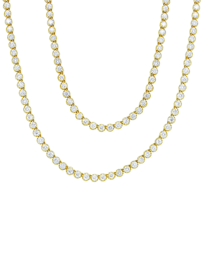 Diana M. Fine Jewelry 18k 16.24 Ct. Tw. Diamond 34in Necklace