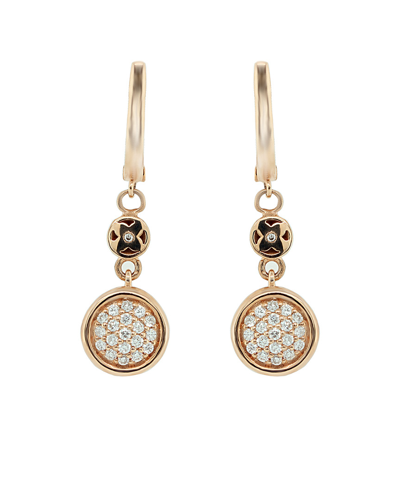 Diana M. Fine Jewelry 18k Rose Gold 0.34 Ct. Tw. Diamond Earrings