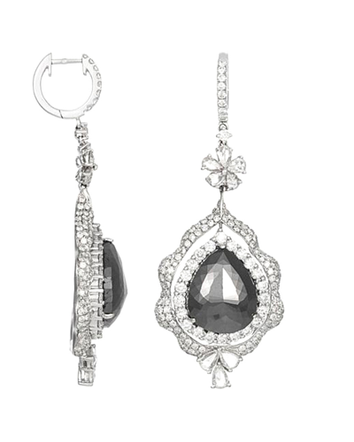 Diana M. Fine Jewelry 18k 19.50 Ct. Tw. Diamond Earrings