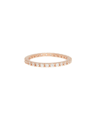 Adornia 14k Rose Gold Vermeil Crystal Ring