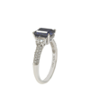 Suzy Levian 18k & Silver 3.02 Ct. Tw. Sapphire Ring