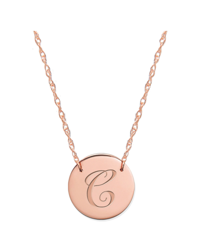 Jane Basch 14k Gold Initial Necklace (a-z)