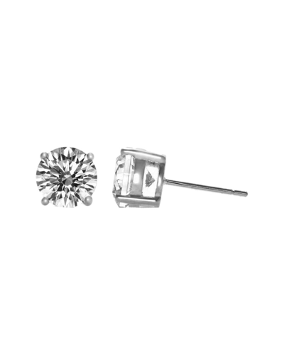 GENEVIVE GENEVIVE SILVER CZ STUDS