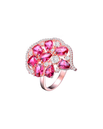 Genevive 18k Rose Gold Vermeil Ring