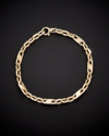 ITALIAN GOLD 14K ITALIAN GOLD FANCY MARINER LINK BRACELET