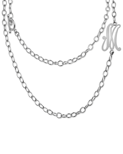 Jane Basch Dnu 0 Units Sold  Silver A-z Convertible Toggle Initial Necklace (a-z)