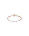 Ariana Rabbani Single Diamond Gold Ring