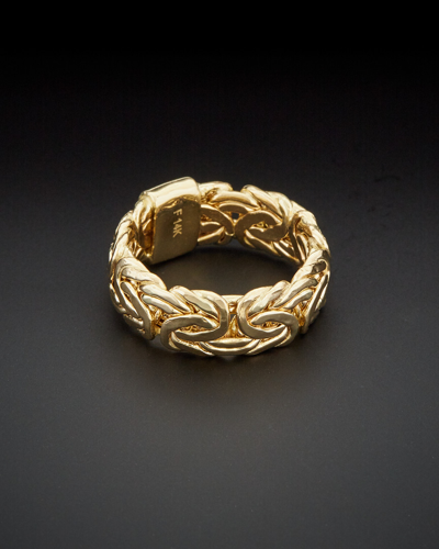 Italian Gold Byzantine Band Ring