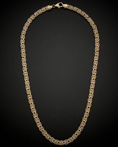 Italian Gold Byzantine Necklace