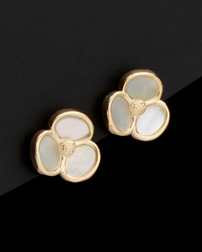 Italian Gold Mother-of-pearl Studs