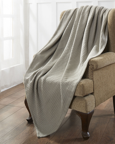 Modern Threads 100% Cotton Thermal Blanket In Brown