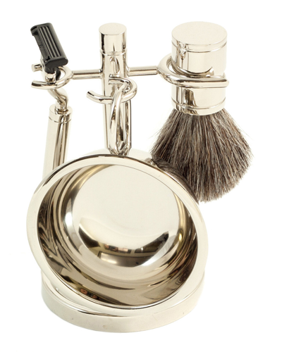 Bey-berk Chrome Standing Razor Shaver Set