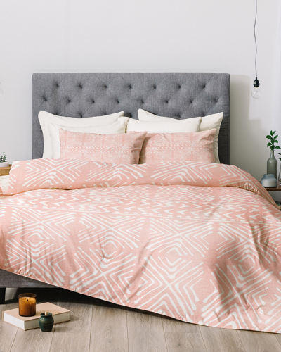 Deny Designs Dash And Ash Pink Comforter Set