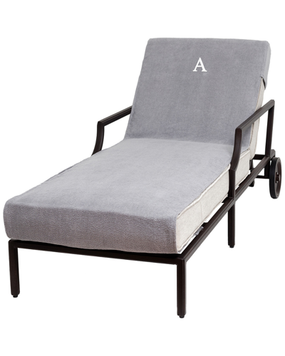 Linum Home Textiles Monogrammed Chaise Lounge Cover, (a-z)