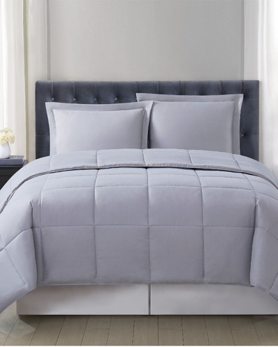 Truly Soft Everyday Reversible Grey Comforter Set