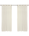 COMMONWEALTH HOME FASHIONS COMMONWEALTH ESCAPE INDOOR/OUTDOOR GROMMET SINGLE CURTAIN